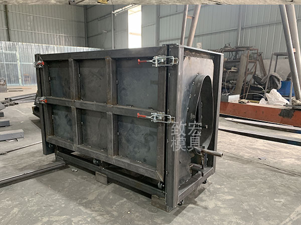 裝配式卵型槽鋼模具的直觀圖 裝配式卵型槽鋼模具的直觀圖