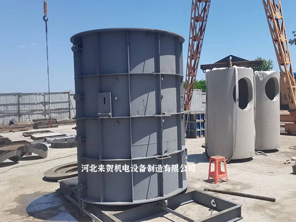 山東日照【建筑工程】電力檢查井鋼模具的施工