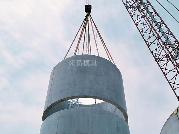 青海風電機組混凝土風電塔筒模具應用案例